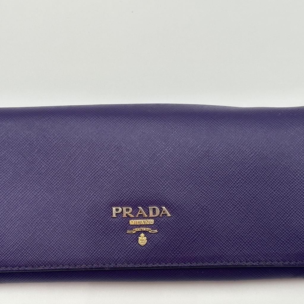 Vintage Prada Wallet - Purple